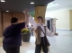This guy stopped juggling just to get a high-five.