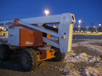 One of the vehicles