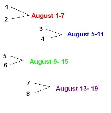 Dueling Schedule Dueling Schedule