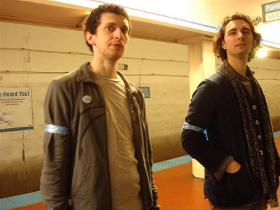 Waiting for the train in Chicago's lovely subways.