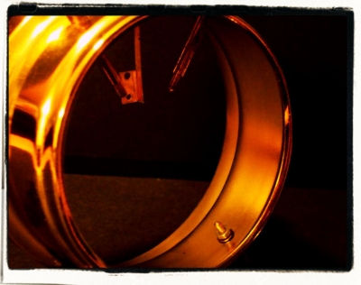 The clocks new internals.