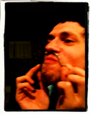 A blurry moustache is better than no moustache at all.