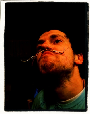 Check out my... moustache!