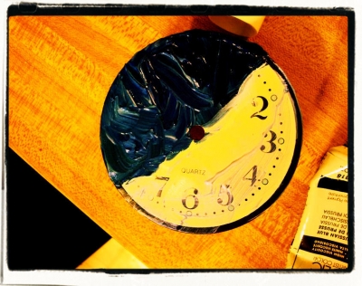 The painting begins!