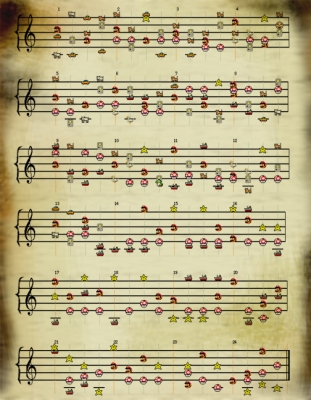 Ein Pilze Lamento Sheet Music