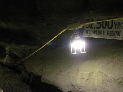 a layer of dirt 32300 years old. 