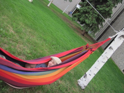 Fletcher in the Hammock