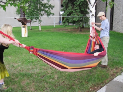 FuzzyHarpyBug in the hammock 2