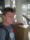 Kyle with the chicken at SFO