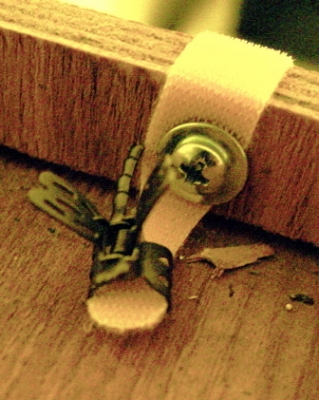 cable meets cupboard