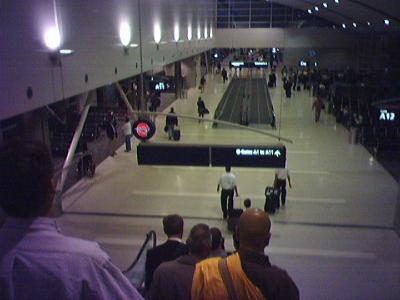 Heading back to the gate