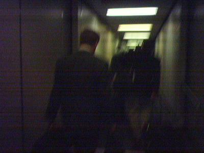 Down the jetway in Mpls
