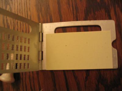 The card