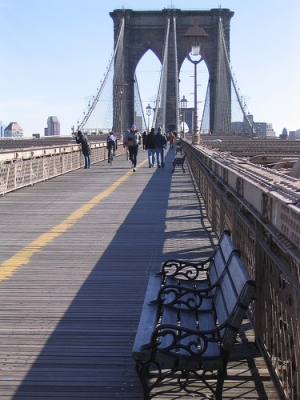 Walkers get benches.