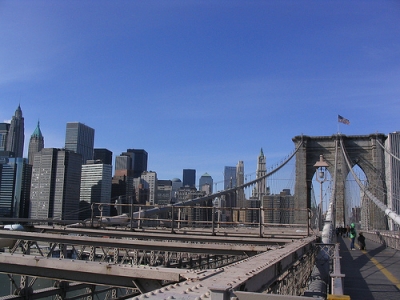 Looking back to Manhattan