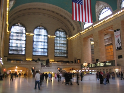 The placed photos: Inside Grand Central