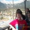 At the top