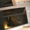 In the stairwell