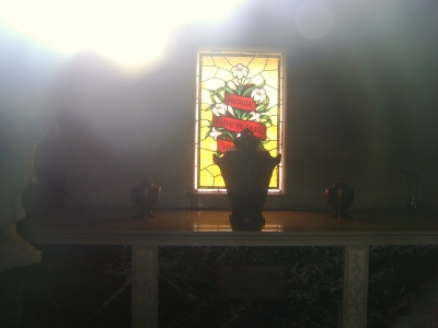 Inside of the Reisenberg Mausoleum