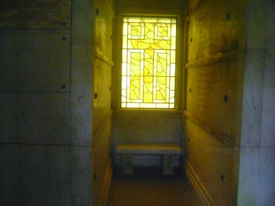 Inside of Milliken Mausoleum