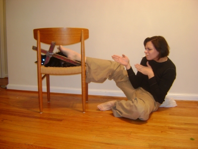 Maybe if I stop smoking I'll be able to do this from a standing position.