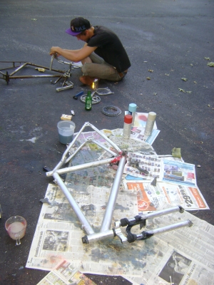 Almost done stripping... Almost done stripping...