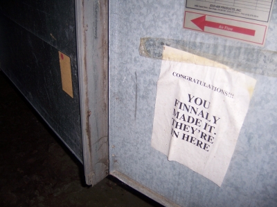 Someone had made a scavenger hunt?