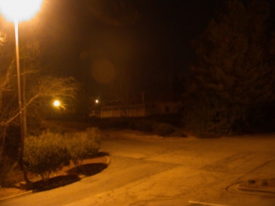 Building at night