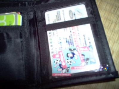 inside wallet - right side