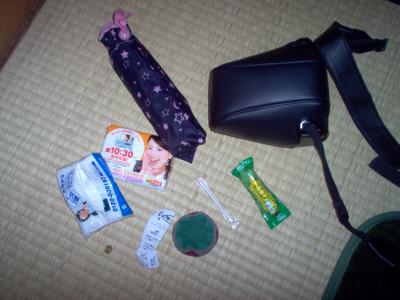 items from main section of backpack items from main section of backpack