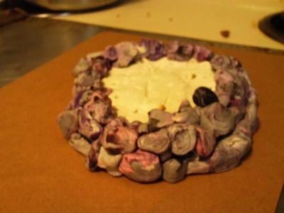 completed base ready for baking