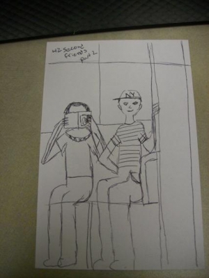 Group Picture 2 ( re-created in pen and ink)