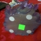 Base of item (tinted resin)