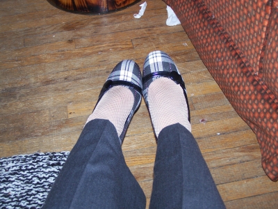 Plaid Pumps