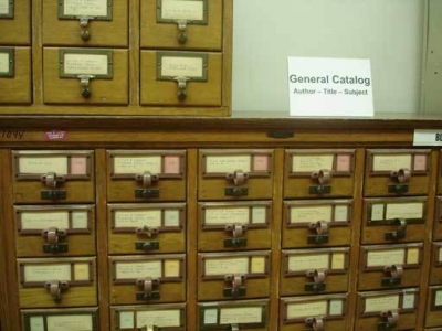 the dreaded card catalog