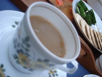The steam from my tea is almost like a smoke machine, right?