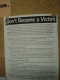 don't become a victim!