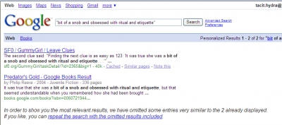 Google to the rescue! Google to the rescue!