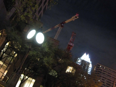 The Clock, Crane, and Tower