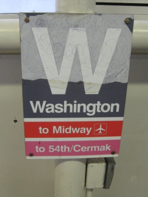 (Orange/Pink) Washington to Midway/Cermak