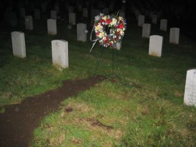 fresh grave