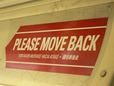 Please Move Back
