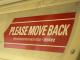 Please Move Back