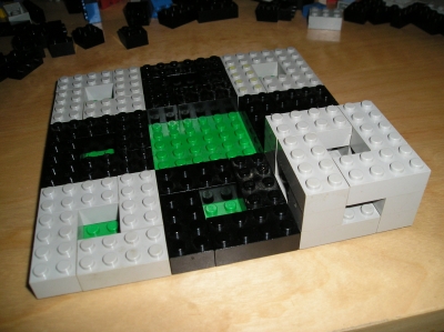 beginning to build up