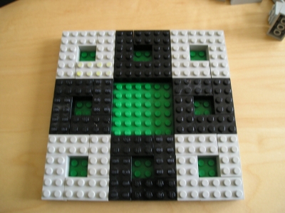 base 3 with a green base