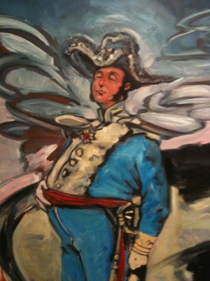 Painting in Coffeehouse NW