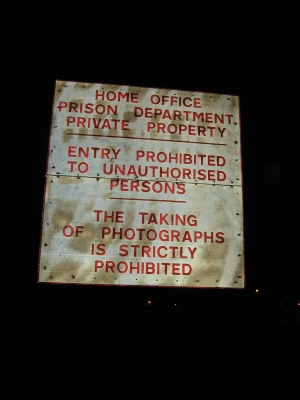 Sign to ward anyone of, except me!