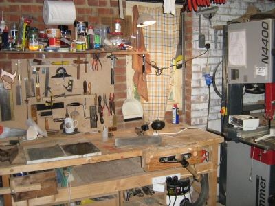 The heart of my workshop, my bench.