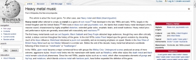 "Heavy" Metal "Heavy" Metal