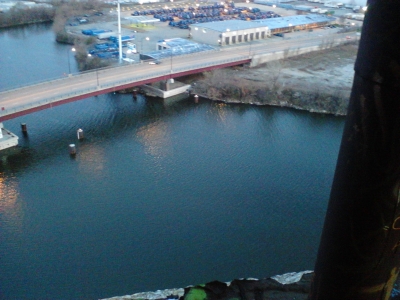 Damen Avenue bridge.